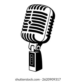 Microphone Vintage Look Old Style