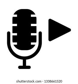 microphone voice icon