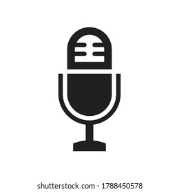 microphone voice recorder icon vector