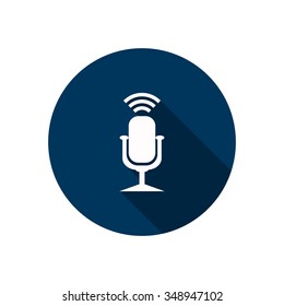 Microphone. Voice recording icon