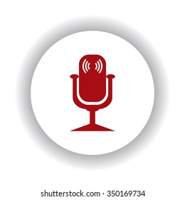 Microphone. Voice recording icon