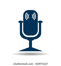 Microphone. Voice recording icon