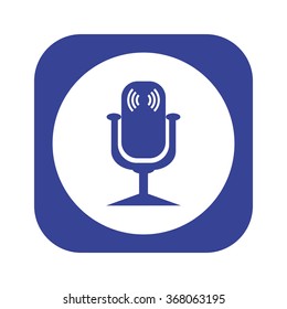 Microphone. Voice recording icon
