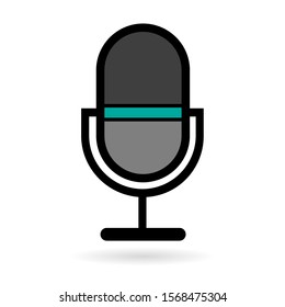 Microphone. Voice recording. icon. vector design