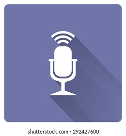 Microphone. Voice recording. icon. vector design