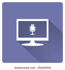 Microphone. Voice recording. icon. vector design