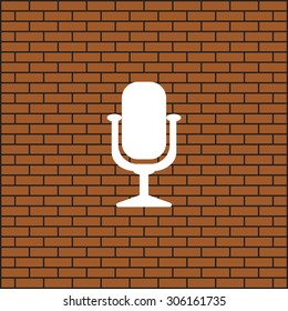 Microphone. Voice recording. icon. vector design