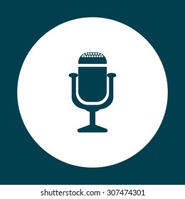 Microphone. Voice recording. icon. vector design
