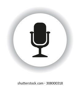 Microphone. Voice recording. icon. vector design