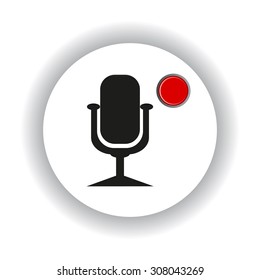 Microphone. Voice recording. icon. vector design