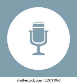 Microphone. Voice recording. icon. vector design