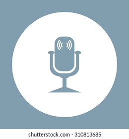 Microphone. Voice recording. icon. vector design
