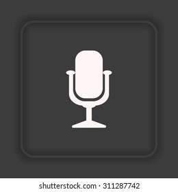 Microphone. Voice recording. icon. vector design