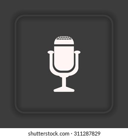 Microphone. Voice recording. icon. vector design