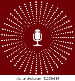 Microphone. Voice recording. icon. vector design