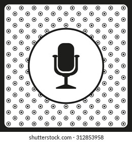 Microphone. Voice recording. icon. vector design