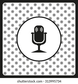 Microphone. Voice recording. icon. vector design