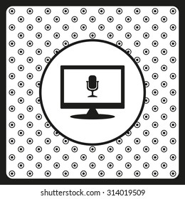 Microphone. Voice recording. icon. vector design