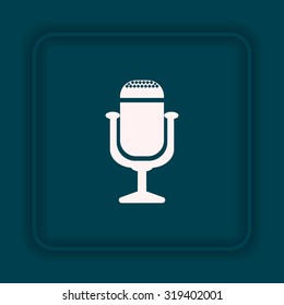 Microphone. Voice recording. icon. vector design