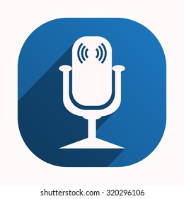 Microphone. Voice recording. icon. vector design