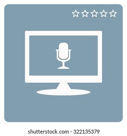 Microphone. Voice recording. icon. vector design