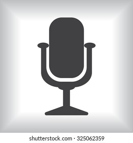 Microphone. Voice recording. icon. vector design