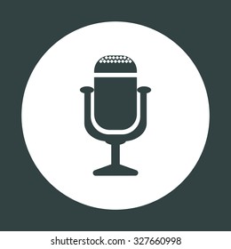 Microphone. Voice recording. icon. vector design