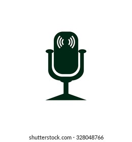 Microphone. Voice recording. icon. vector design