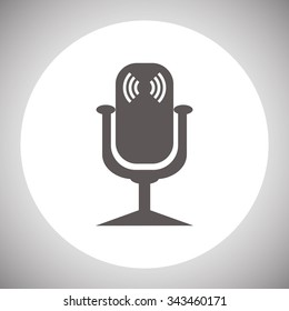 Microphone. Voice recording. icon. vector design