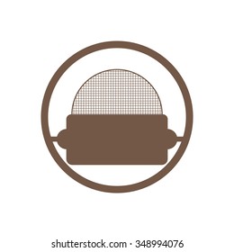 Microphone. Voice recording. icon. vector design