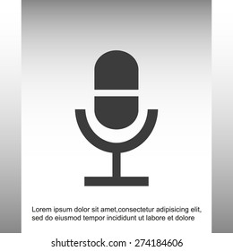 Microphone web icon