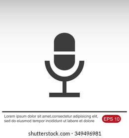 Microphone web icon