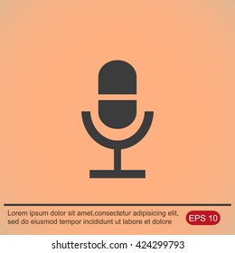 Microphone web icon
