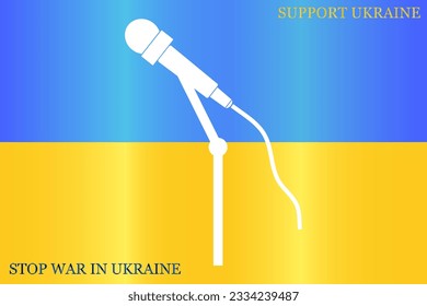 microphone web icon, flat design