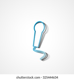 Microphone web icon on white background