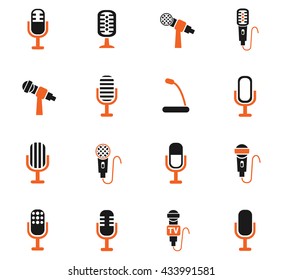 microphone web icons for user interface design