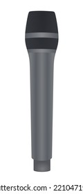 Microphone wireless isolated. vector illustration