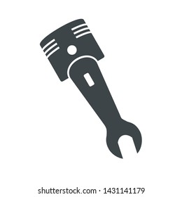 Microphone Wrench logo simple creative inspiration