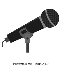 Microphones simple Illustration Clip Art vector