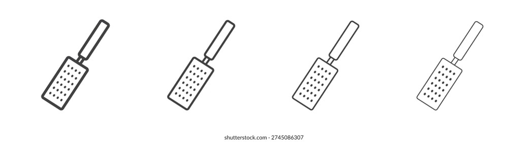 Microplane grater icon collection logo vectors, set vector icons