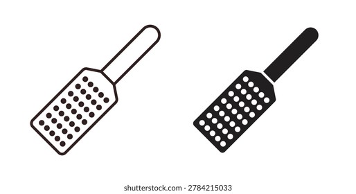 Microplane grater icon concept. Glyph vector illustration isolated. Simple solid style.