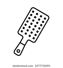 Microplane grater icon Flat simple outline