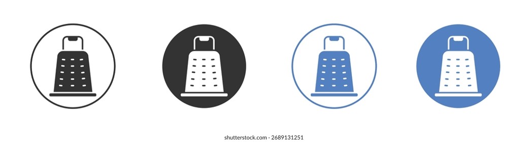Microplane grater icon vector. Logo Template illustration design