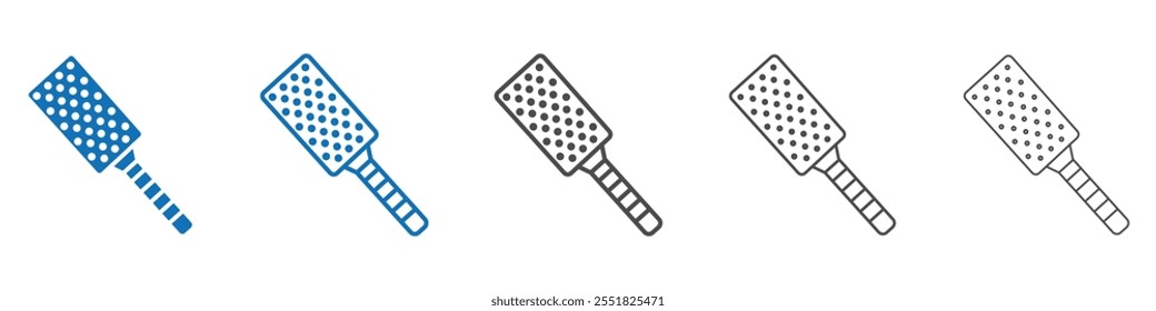 Microplane grater icon vector set collection for web