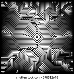 micro-plate background black and white