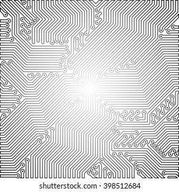 micro-plate background black and white