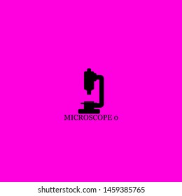 microscope 0 icon sign signifier vector