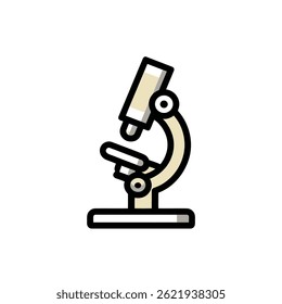 Microscope analyzes sample science research lab