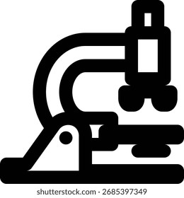 Microscope, Biology, Analysis Outline Icon