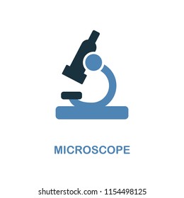 Microscope creative icon. Simple element illustration. Microscope concept symbol design from education collection. Can be used for web, mobile and print. web design, apps, software, print.